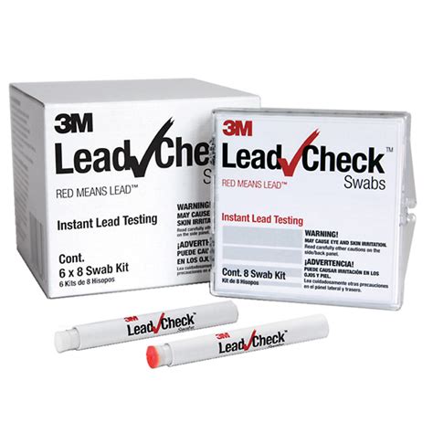 lead paint test 3m|3m lead check swab disposable test kit.